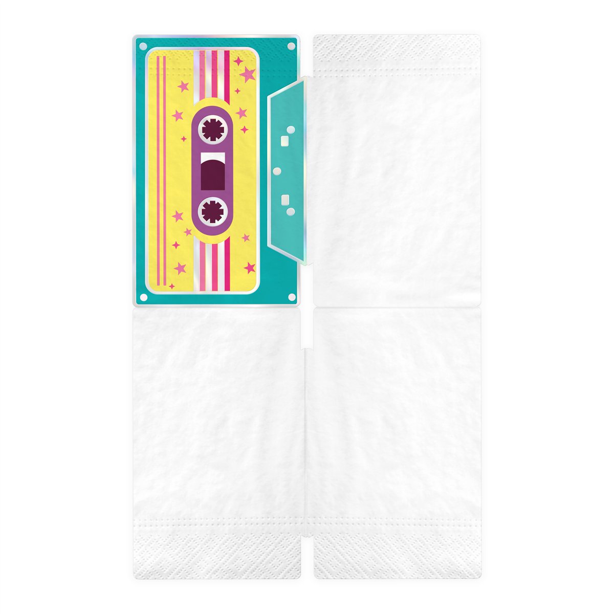 10 stk. Frokostservietter Retro Disco Servietter