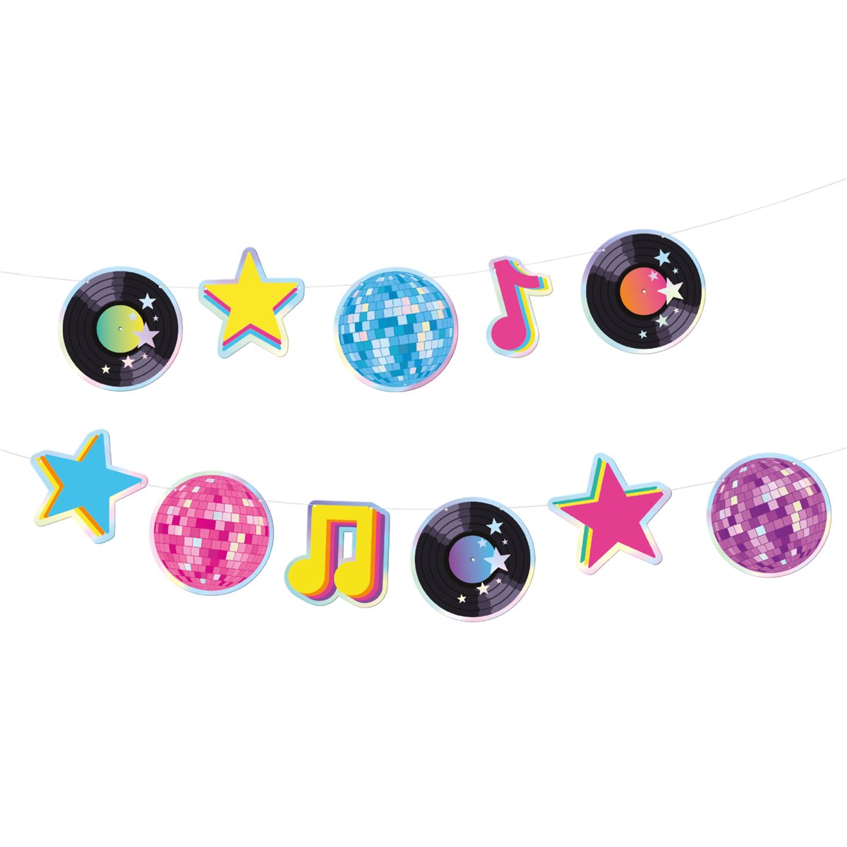 Guirlande
Retro Disco Guirlande 150cm Guirlande
Retro Disco Guirlande 150cm