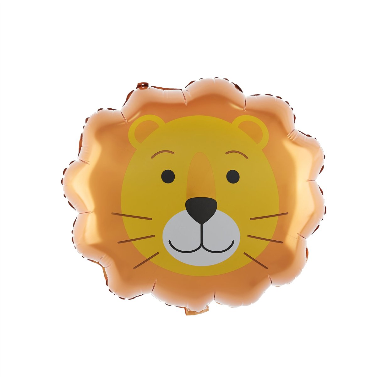 Folieballon Løvehoved Safari Brun og Gul Løve folieballon 52x52cm Folieballon Løvehoved Safari Brun og Gul Løve folieballon 52x52cm