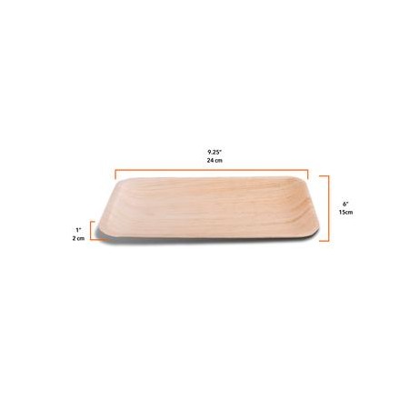 25 stk. Palmeblad tallerken 24 x 15 cm 25 stk. Palmeblad tallerken 24 x 15 cm