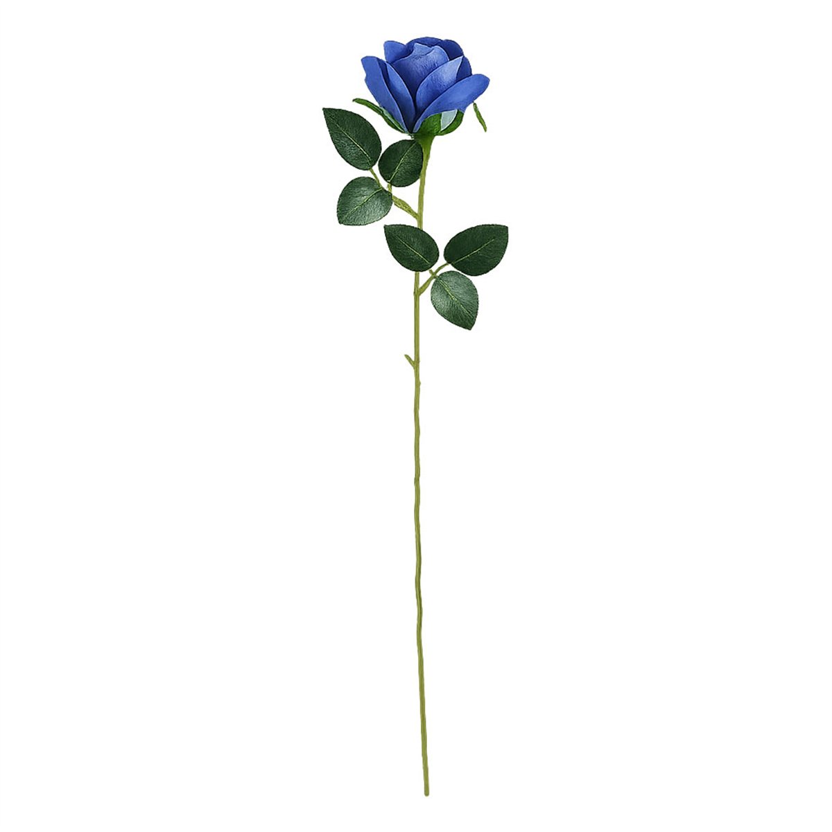 Kunstig Rose Blå med grønne blade 55 cm Kunstig Rose Blå med grønne blade 55 cm