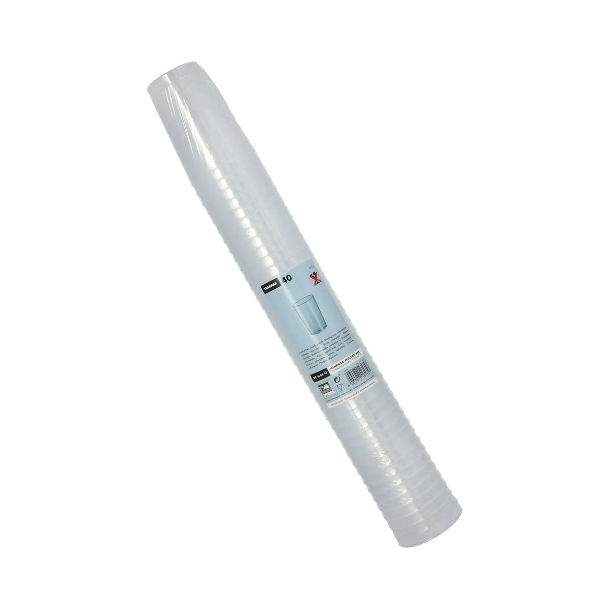 40 stk. Uknuselige Drikkeglas Genbruglige 200 ml 40 stk. Uknuselige Drikkeglas Genbruglige 200 ml