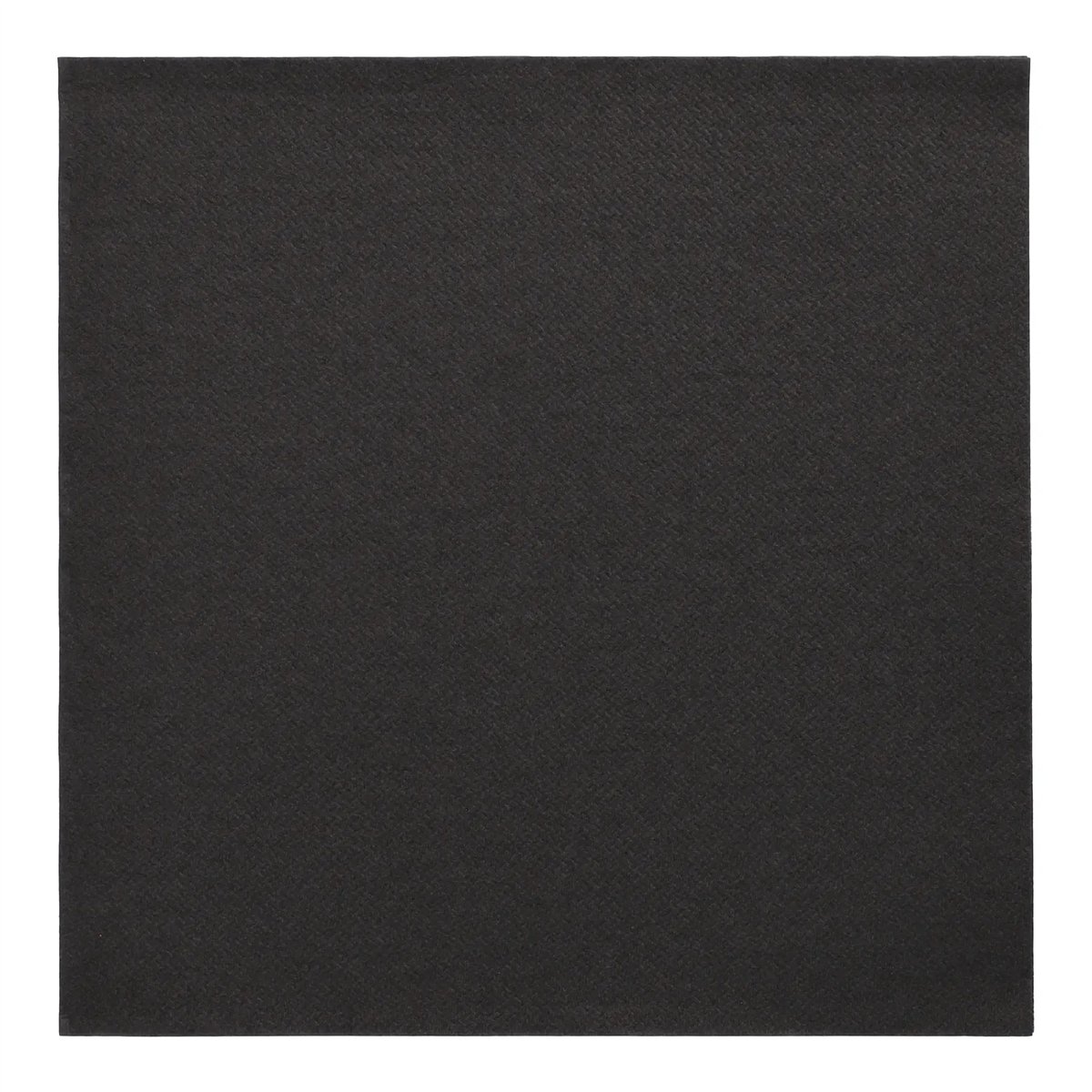50 stk. Middagsservietter Sort Airlaid 40x40 cm