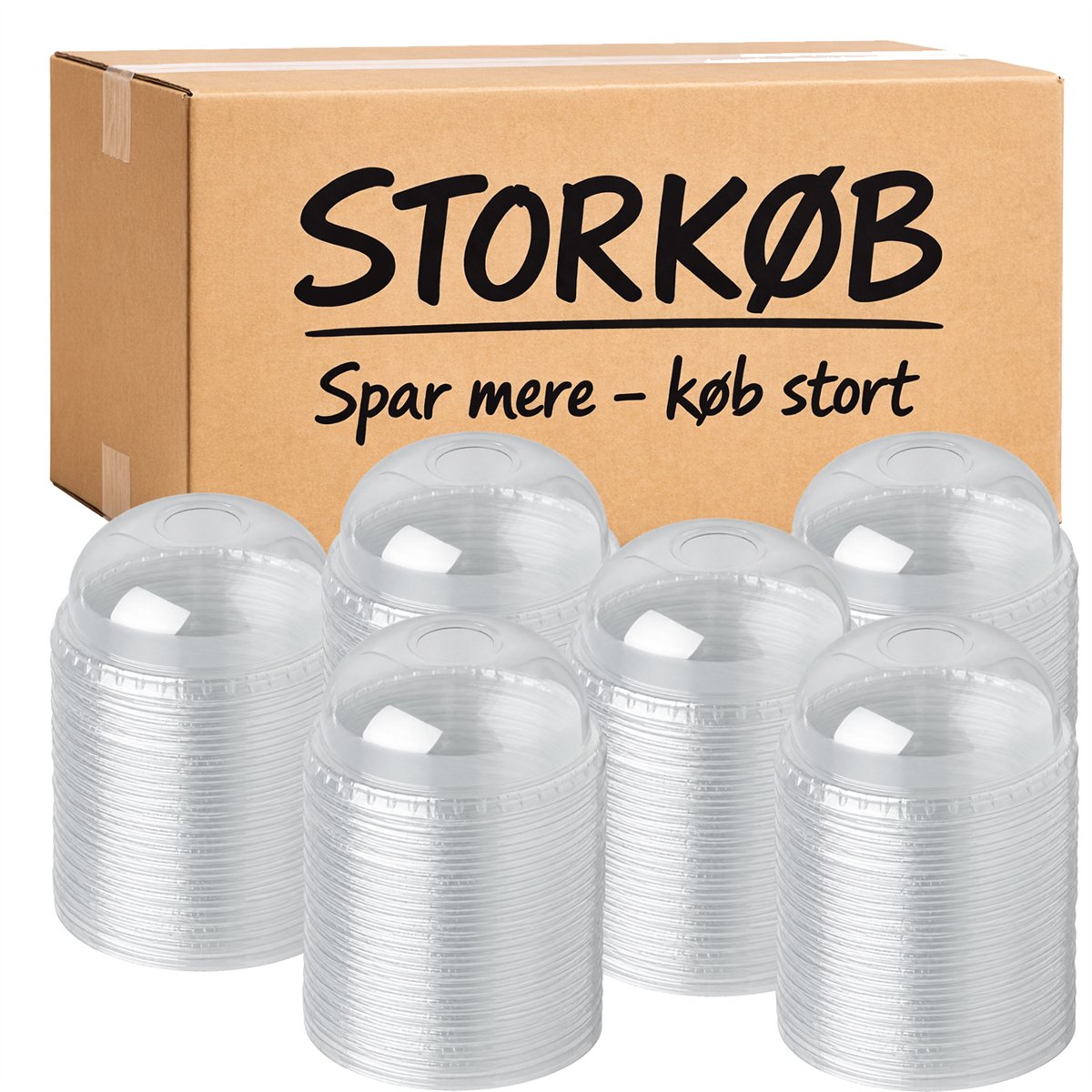 1200 stk. Smoothie Kuppellåg transparent med hul 99 mm 1200 stk. Smoothie Kuppellåg transparent med hul 99 mm