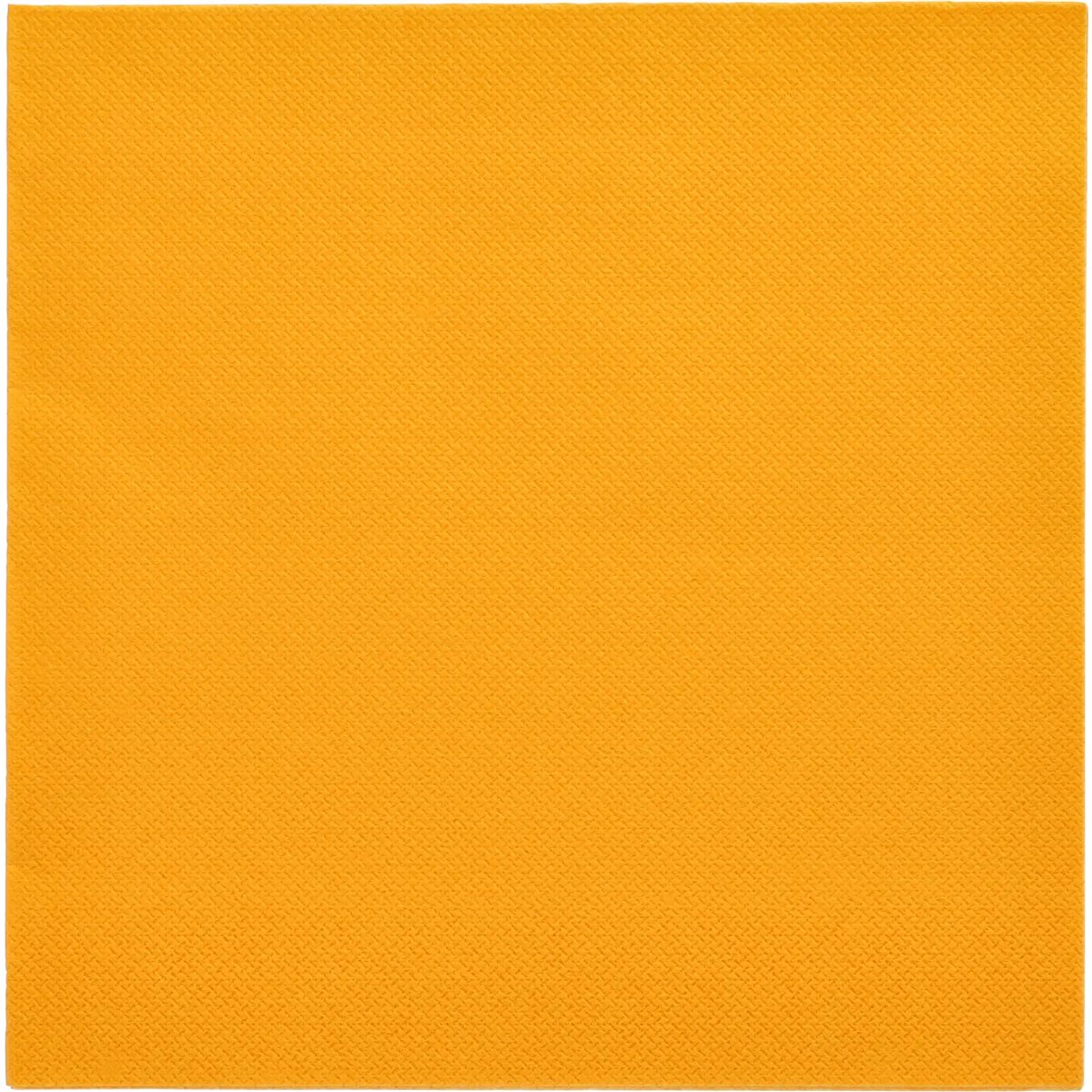 50 stk. Middagsservietter Orange Airlaid 40x40 cm