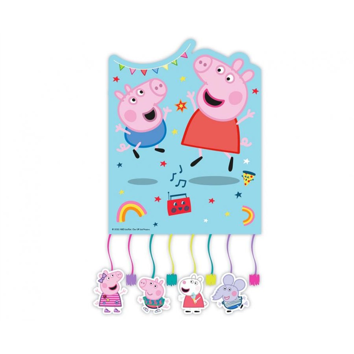 Enhjørning Pinata Regnbuefarver 34x24,5 cm Enhjørning Pinata Regnbuefarver 34x24,5 cm