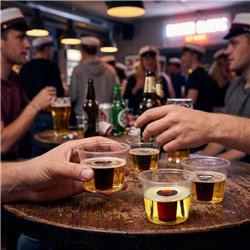 50 stk. Jægerbomb Shotglas Krystalklar 250 ml 50 stk. Jægerbomb Shotglas Krystalklar 250 ml
