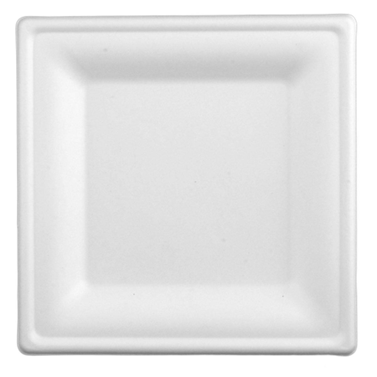 50 stk. Sukkerrørstallerkner kvadratisk 26x26 cm natur 50 stk. Sukkerrørstallerkner kvadratisk 26x26 cm natur