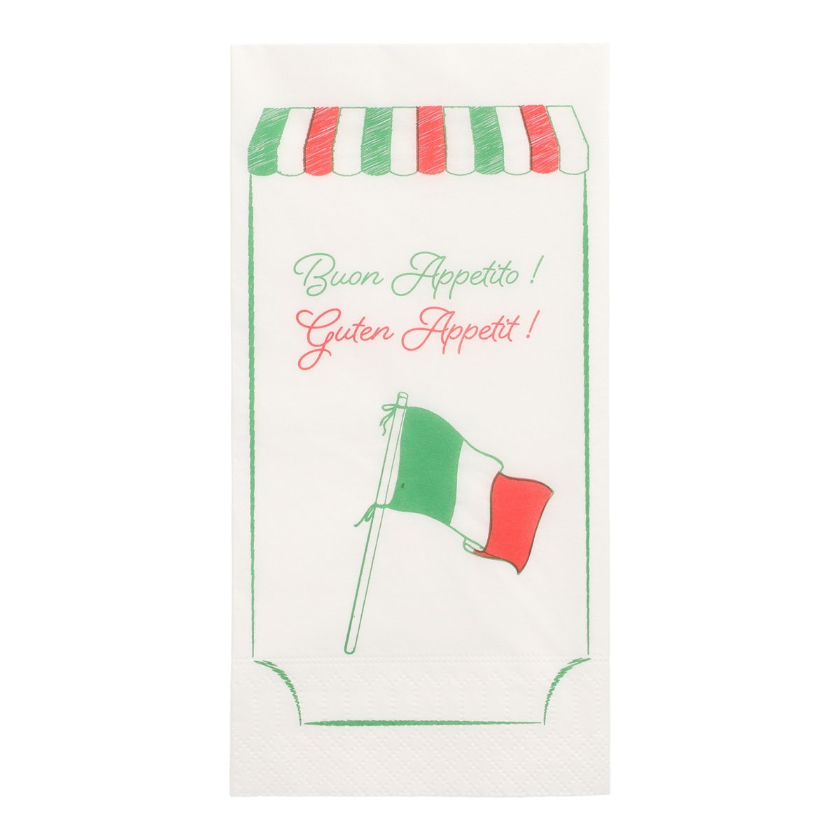 250 stk. Middagsservietter Pizza 2-lags 1/8-foldet 40x40 cm "Italien" 250 stk. Middagsservietter Pizza 2-lags 1/8-foldet 40x40 cm "Italien"