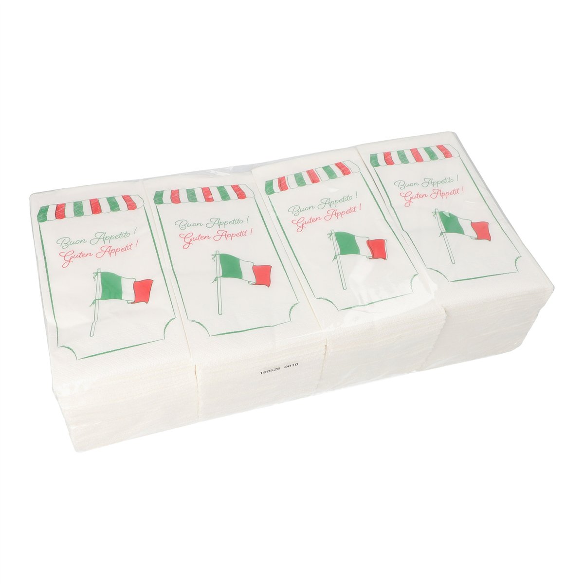 250 stk. Middagsservietter Pizza 2-lags 1/8-foldet 40x40 cm "Italien" 250 stk. Middagsservietter Pizza 2-lags 1/8-foldet 40x40 cm "Italien"
