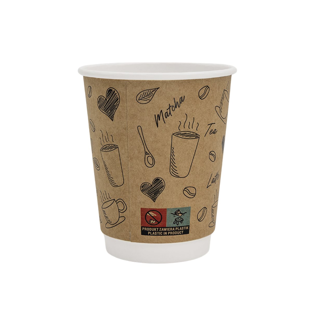 25 stk. Termokrus Café-krus dobbeltvæg 300 ml 25 stk. Termokrus Café-krus dobbeltvæg 300 ml