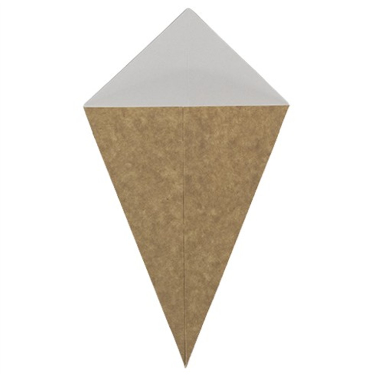 50 stk. Kræmmerhus til Pommes Frites 195×335 mm Brun/Hvid 50 stk. Kræmmerhus til Pommes Frites 195×335 mm Brun/Hvid