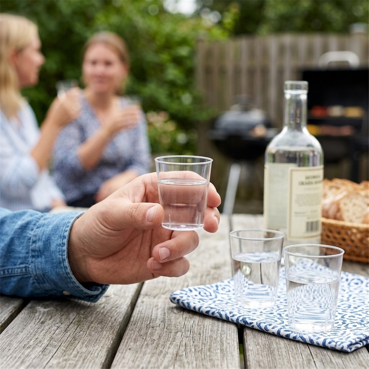 50 stk. Snapseglas Gennemsigtig plast 2 cl uknuselige 50 stk. Snapseglas Gennemsigtig plast 2 cl uknuselige