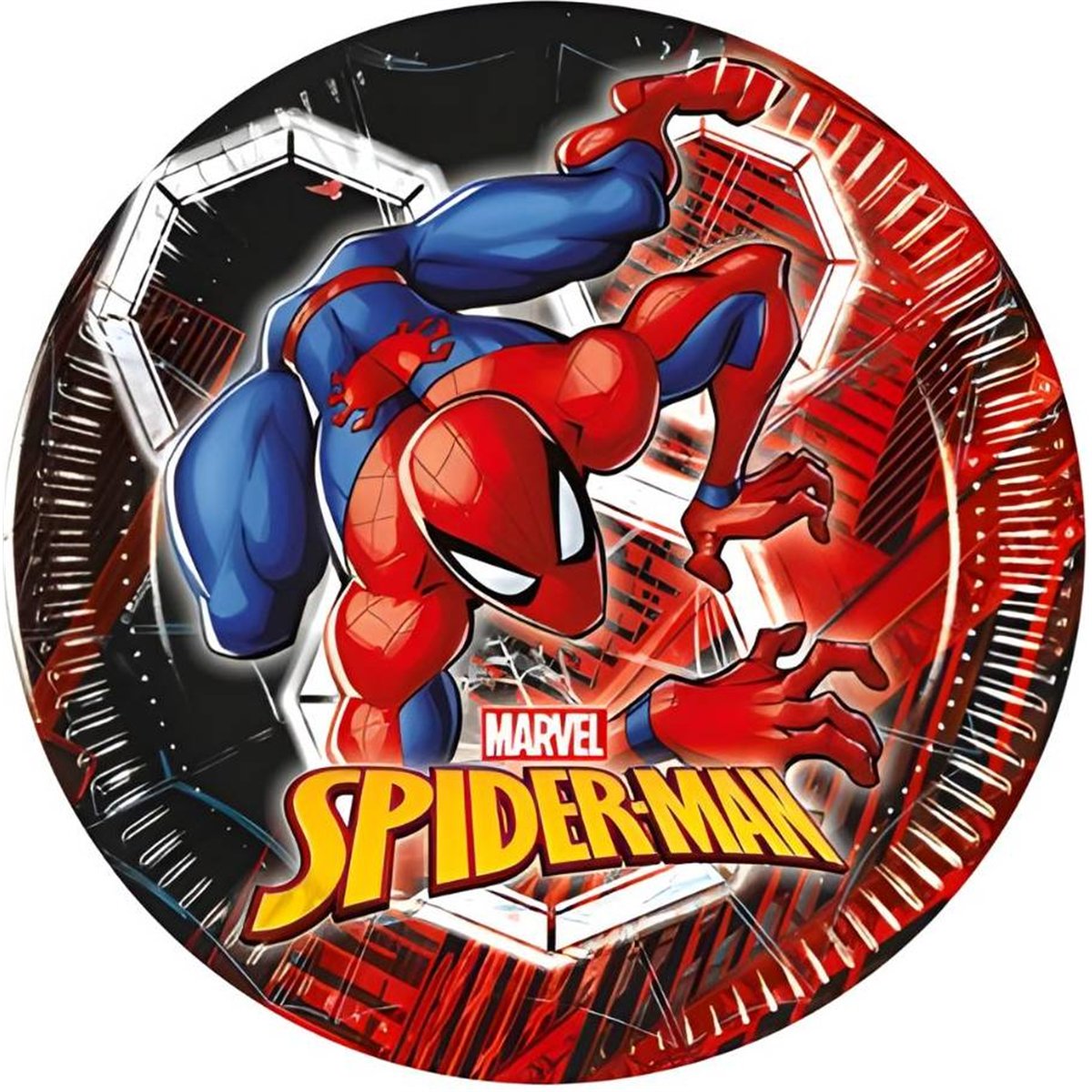 8 stk. Spider-Man® Paptallerkener 8 stk. Spider-Man® Paptallerkener