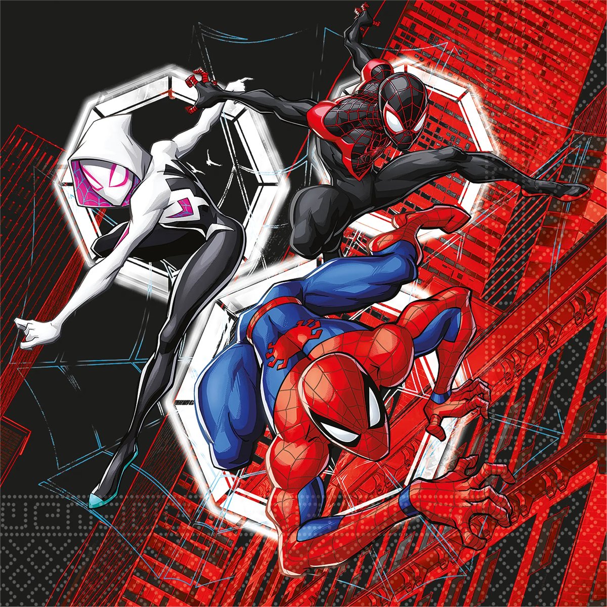 20 stk. Frokostservietter Spider-Man® mix 33x33 cm 20 stk. Frokostservietter Spider-Man® mix 33x33 cm