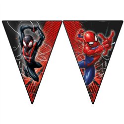 Spider-Man® Vimpelguirlande 9 flag papir 230 cm