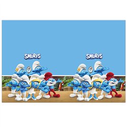 Smølferne™ Plastdug blå/hvid 120x180 cm