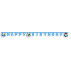 Smølferne™ Happy Birthday Papirbanner 230 cm