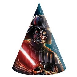 6 stk. Festhatte Star Wars&reg; papir one-size