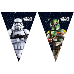 Star Wars&reg; Vimpelguirlande 9 flag papir 230 cm