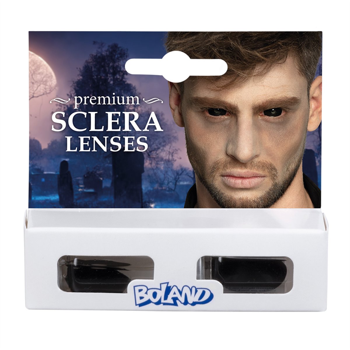 Blackout Sclera Kontaktlinser-kontaktlinser – 6-måneders sclera-linser Blackout Sclera Kontaktlinser-kontaktlinser – 6-måneders sclera-linser