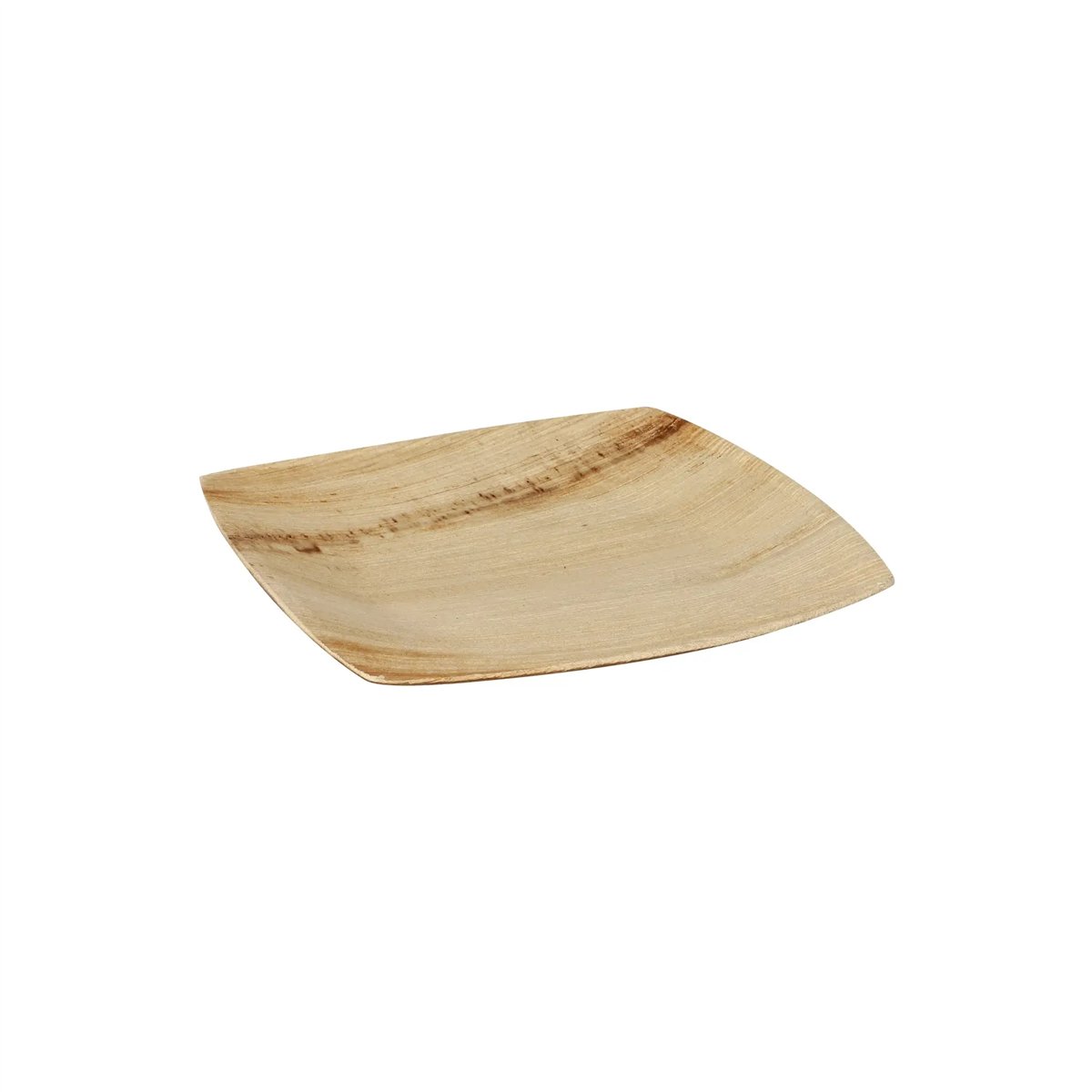 25 stk. Palmebladstallerkener firkantet natur 15x15 cm 25 stk. Palmebladstallerkener firkantet natur 15x15 cm