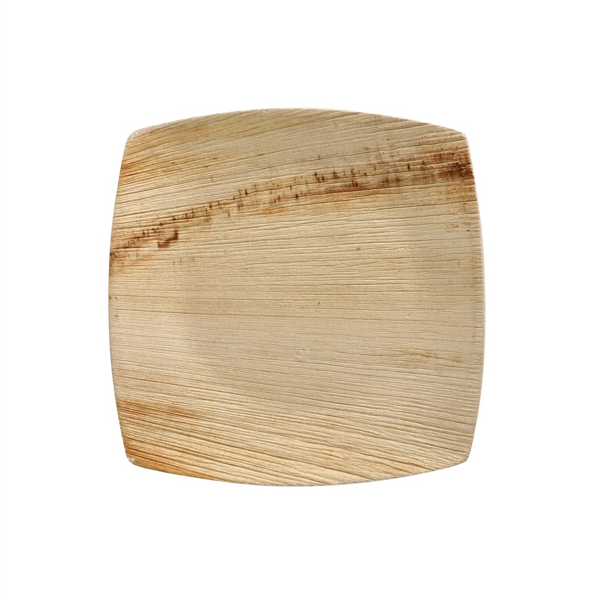 25 stk. Palmebladstallerkener firkantet natur 15x15 cm 25 stk. Palmebladstallerkener firkantet natur 15x15 cm