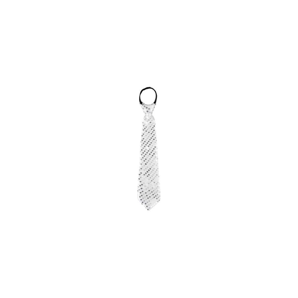 Sequin tie, 8x36 cm, silver Sequin tie, 8x36 cm, silver