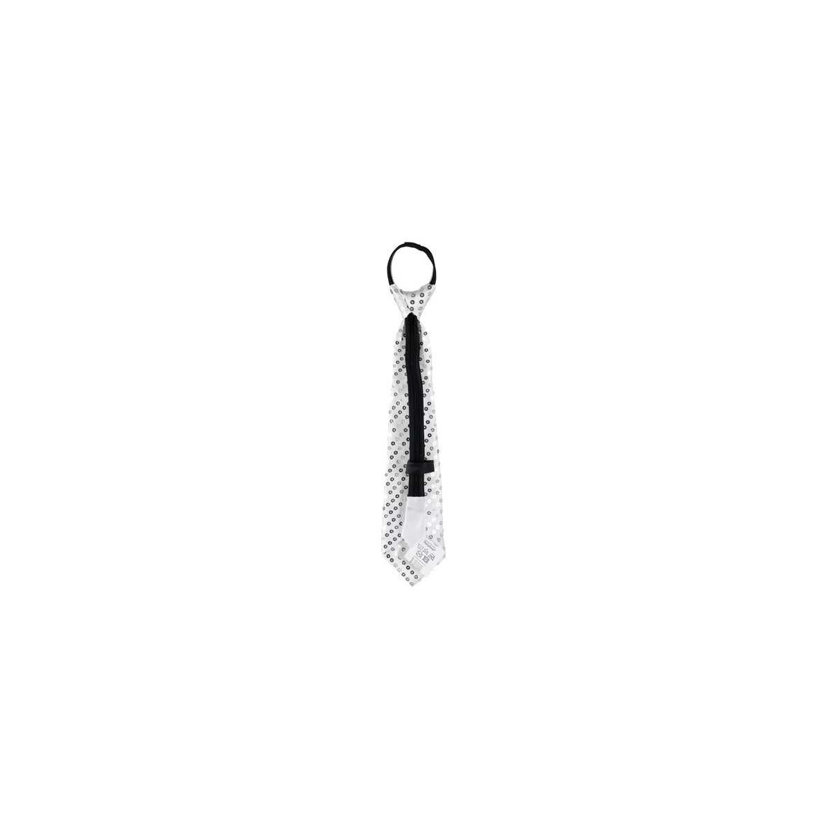 Sequin tie, 8x36 cm, silver Sequin tie, 8x36 cm, silver
