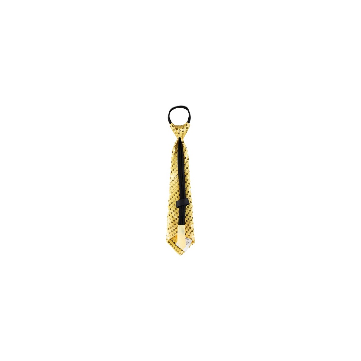 Sequin tie, 8x36 cm, gold Sequin tie, 8x36 cm, gold