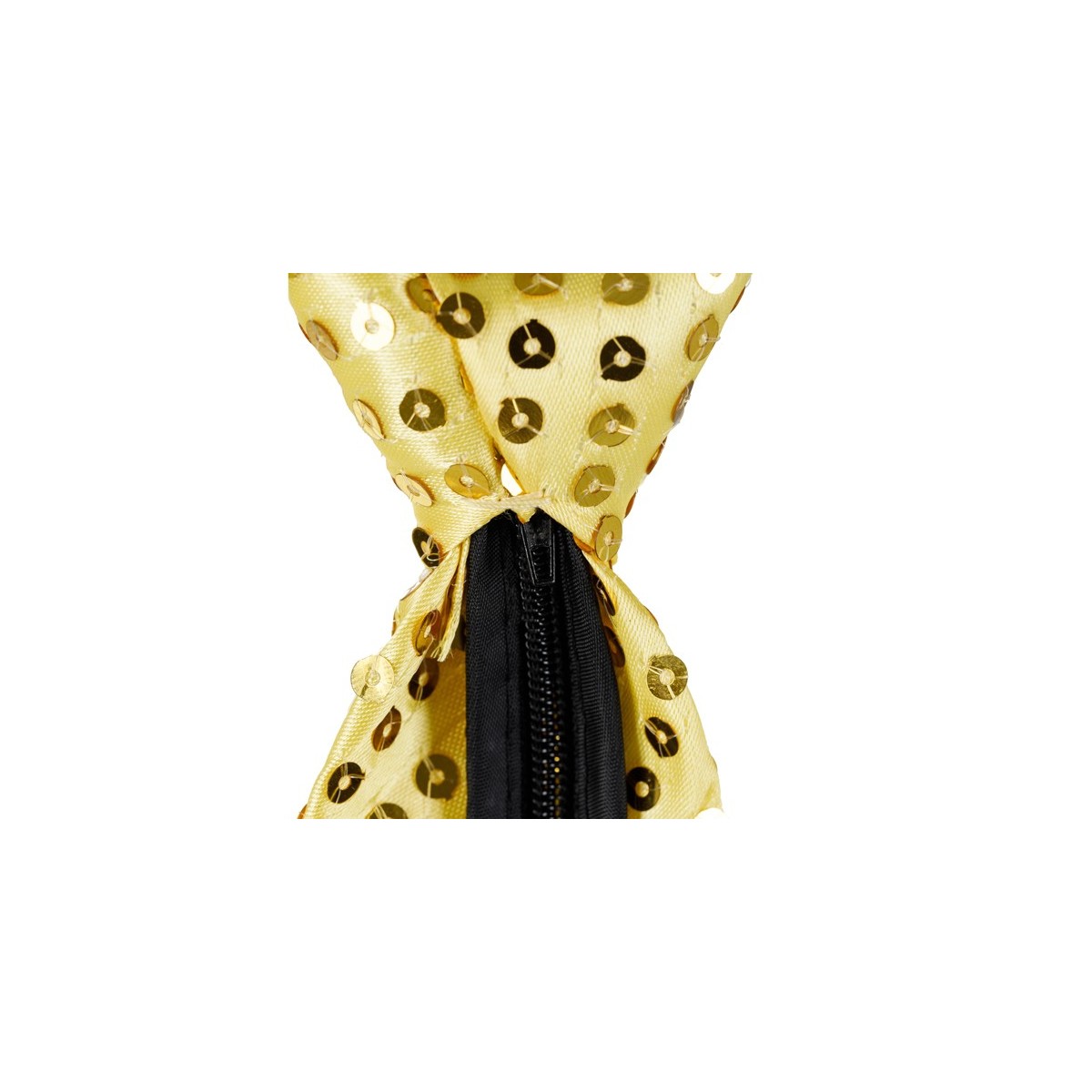 Sequin tie, 8x36 cm, gold Sequin tie, 8x36 cm, gold