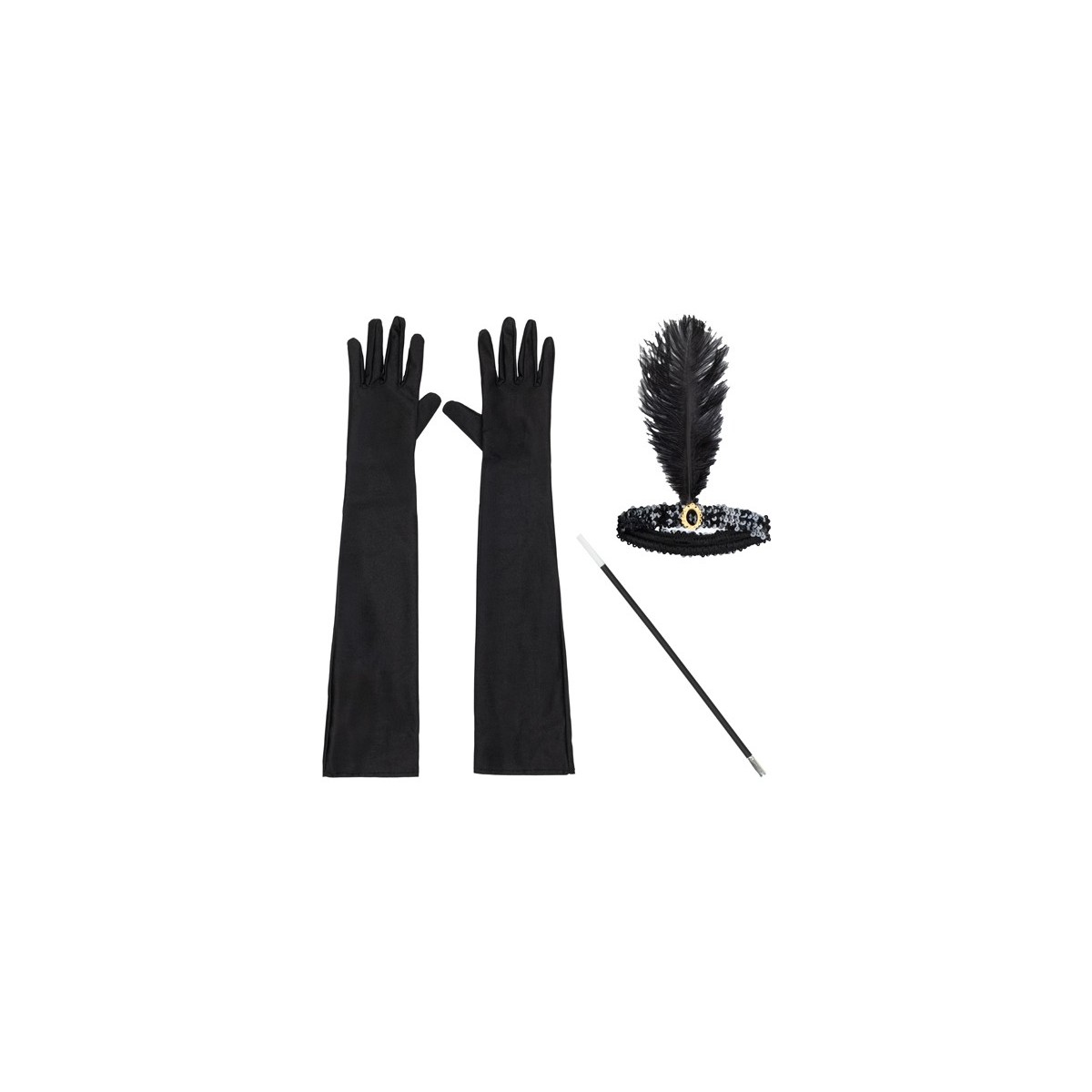 Retro accessories set, black Retro accessories set, black