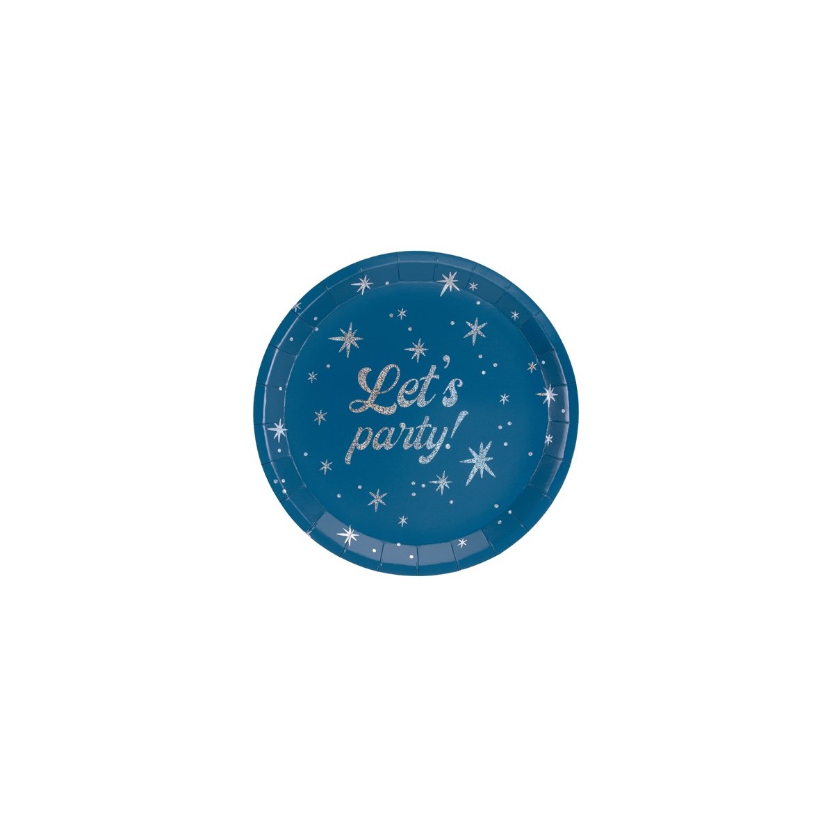 Plates Let's party!, 23 cm, navy blue (1 pkt / 6 pc.) Plates Let's party!, 23 cm, navy blue (1 pkt / 6 pc.)