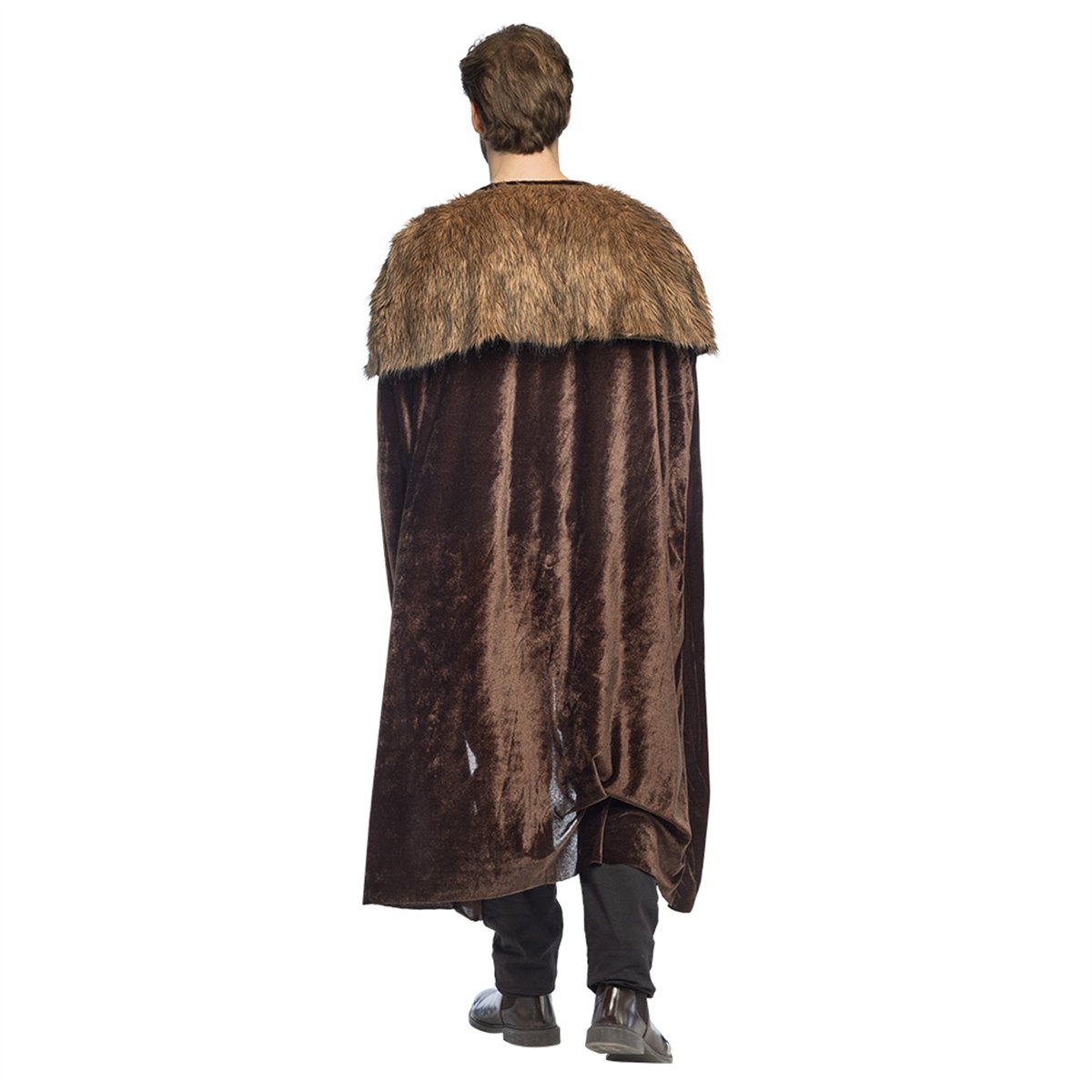 Kappe Natlig J&aelig;ger 126 cm - Brun Kappe med Krave