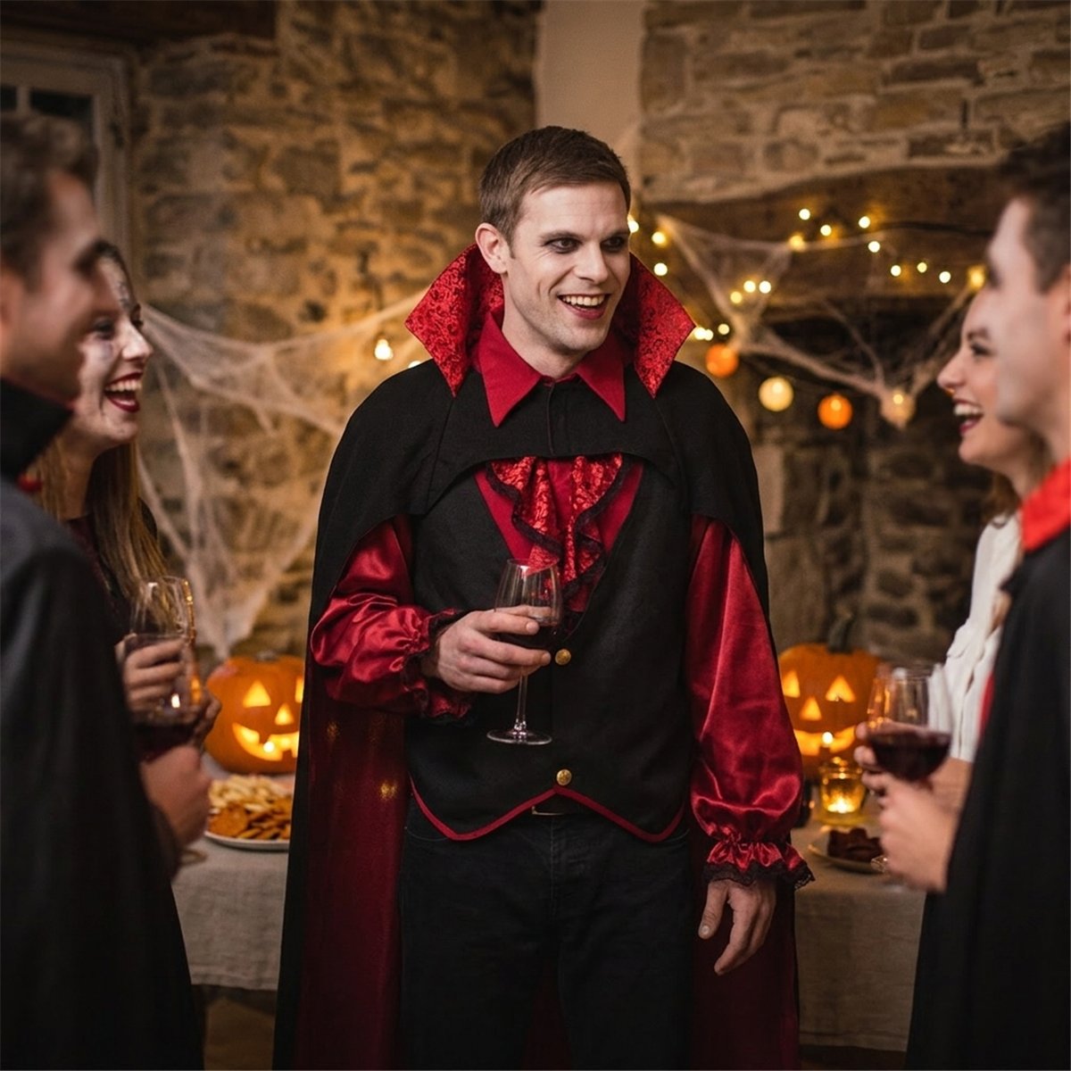 Kostume str. 58/60 Vampyren Bartholomew – Todelt Vampyrkostume Kostume str. 58/60 Vampyren Bartholomew – Todelt Vampyrkostume