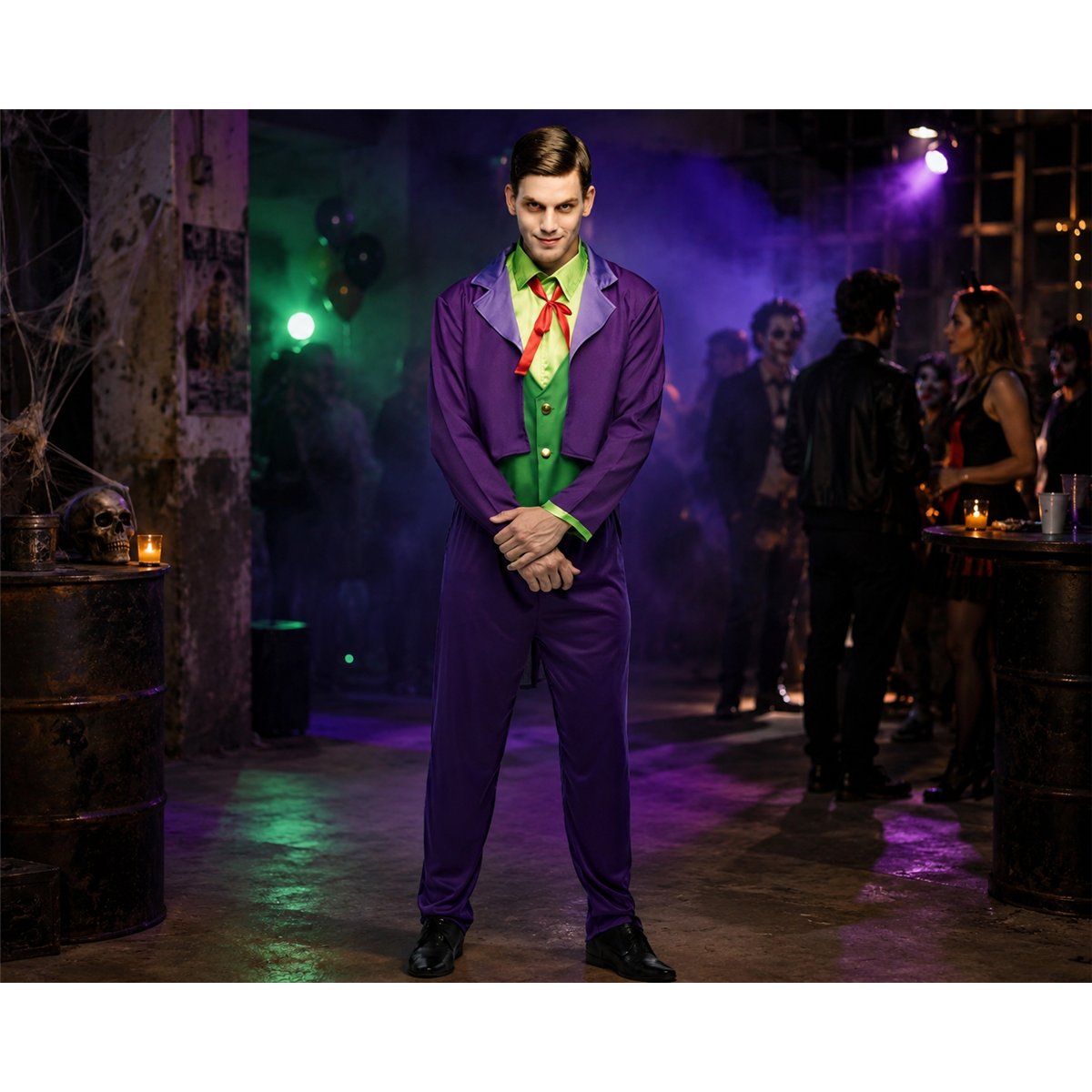 Joker-kostume str. XL
– Ondt geni Joker-kostume str. XL
– Ondt geni