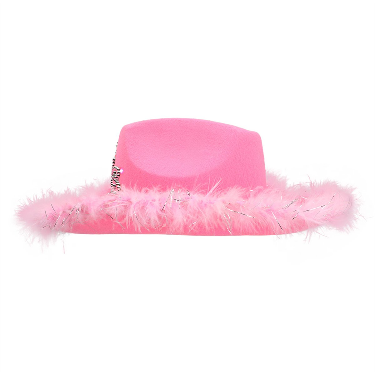 Cowboyhat - Lyserød Hat med LED Lys - 3 Lysindstillinger Cowboyhat - Lyserød Hat med LED Lys - 3 Lysindstillinger