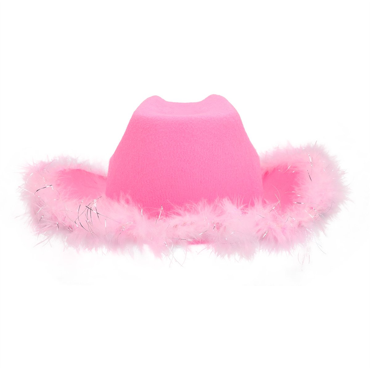 Cowboyhat - Lyserød Hat med LED Lys - 3 Lysindstillinger Cowboyhat - Lyserød Hat med LED Lys - 3 Lysindstillinger