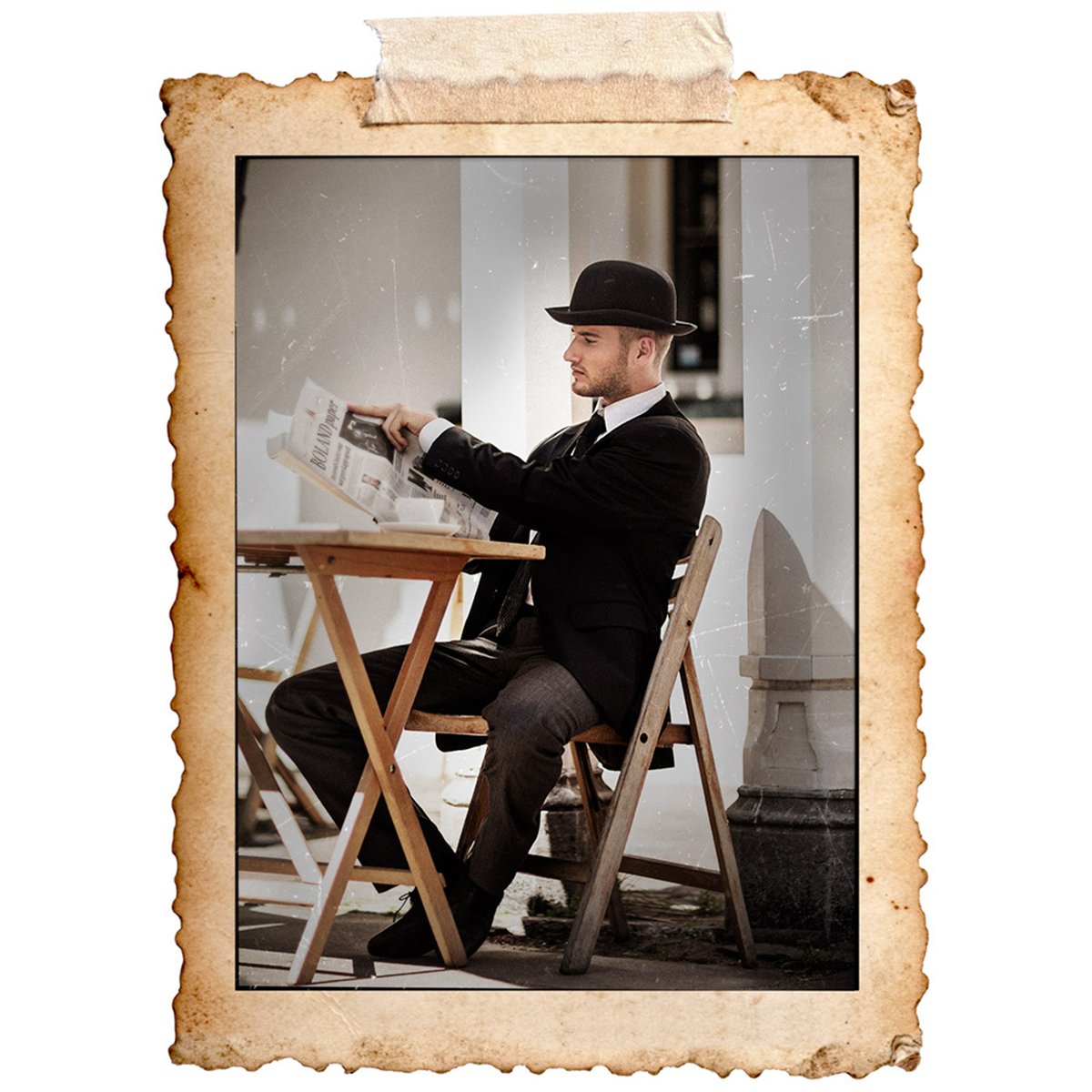 Bowlerhat &ndash; Sort Derbyhat i Filt