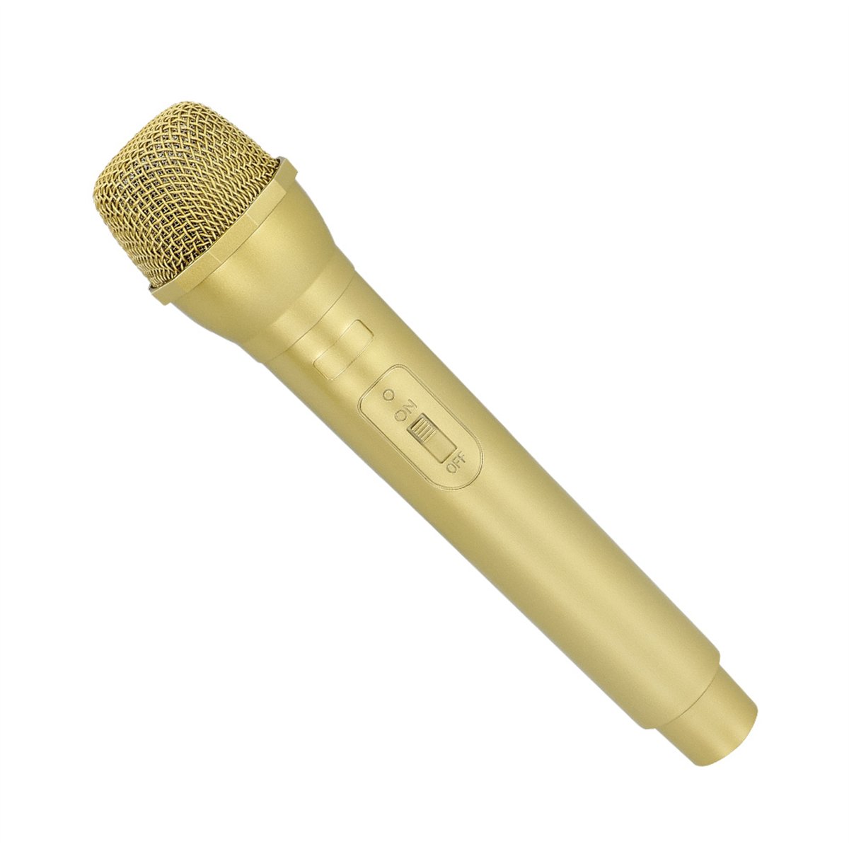 Mikrofon Deluxe Guld 23,5 cm – Rekvisit til Udklædning og Playback Mikrofon Deluxe Guld 23,5 cm – Rekvisit til Udklædning og Playback