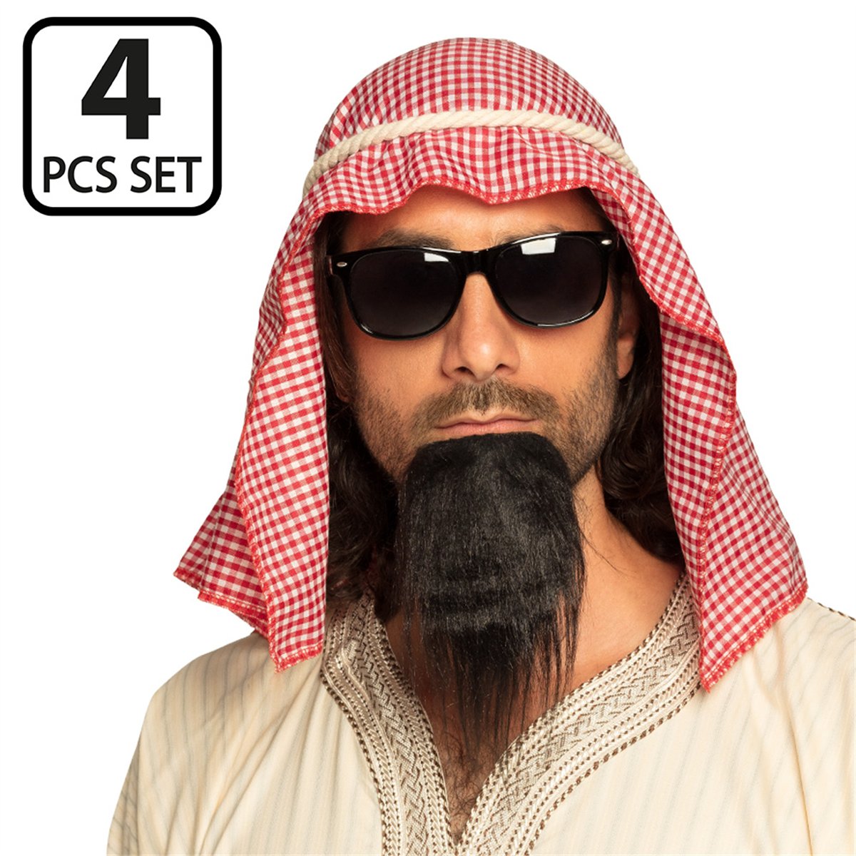 Sheik S&aelig;t &ndash; T&oslash;rkl&aelig;de, Reb, Briller og Sk&aelig;g