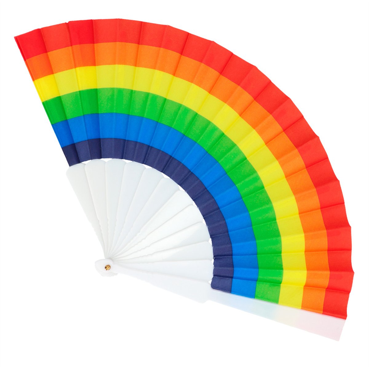 Regnbuevifte 23 cm – Vifte i Spansk Stil til Pride og Festival Regnbuevifte 23 cm – Vifte i Spansk Stil til Pride og Festival