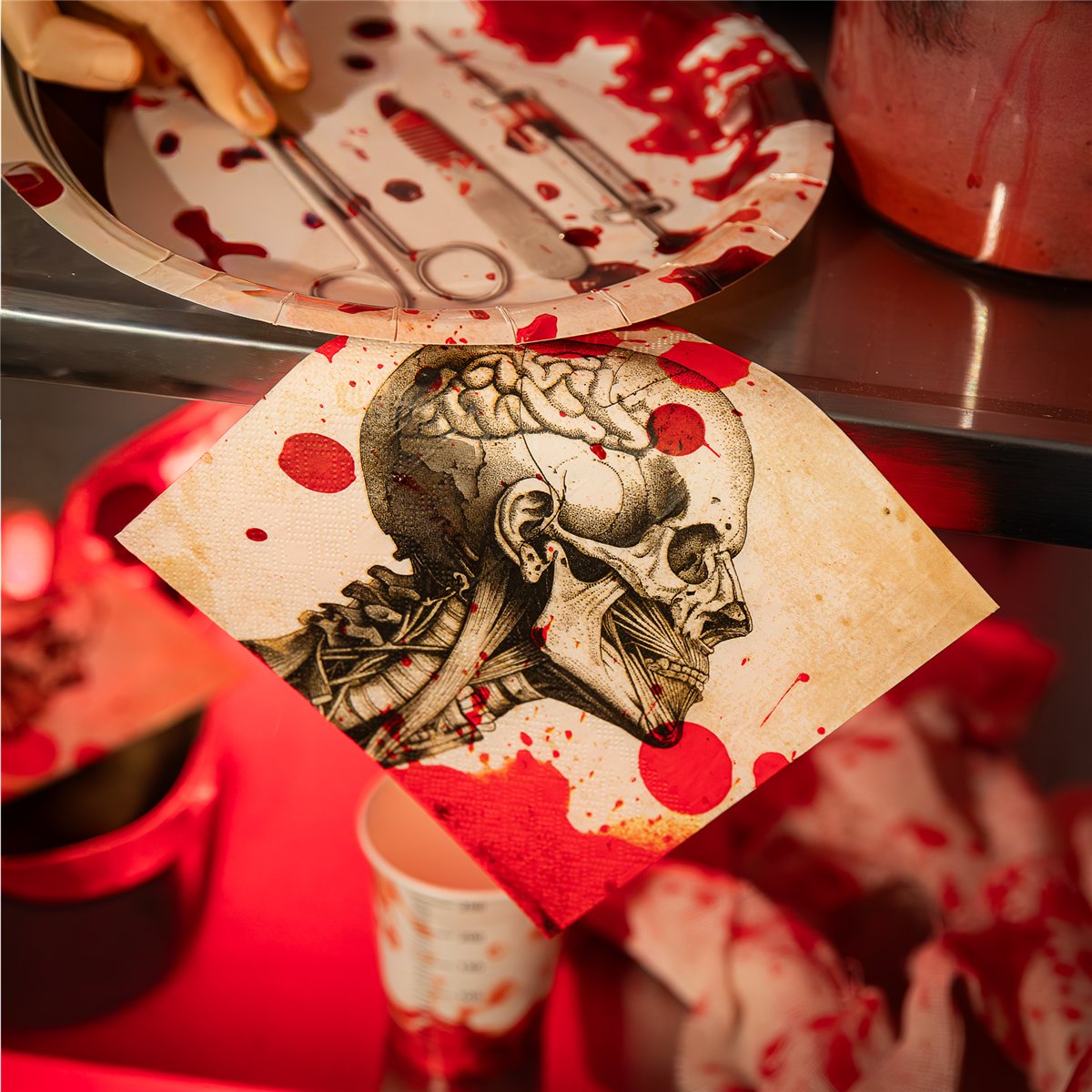 10 stk. Halloween servietter "Bloody Night"