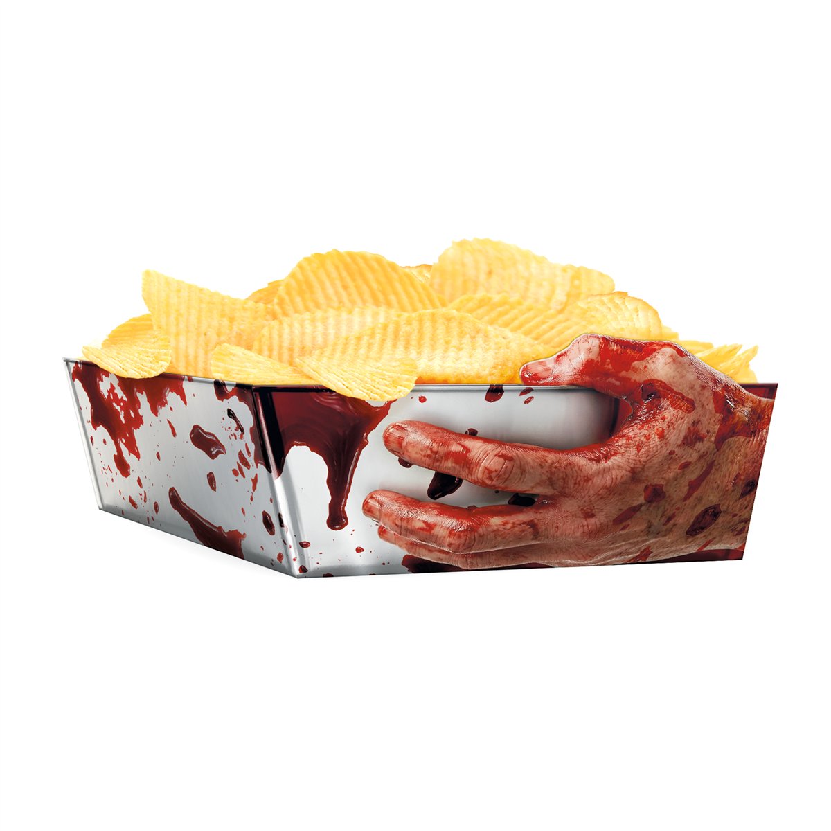 3 stk. Halloween chipsæske "Bloody Night" 3 stk. Halloween chipsæske "Bloody Night"