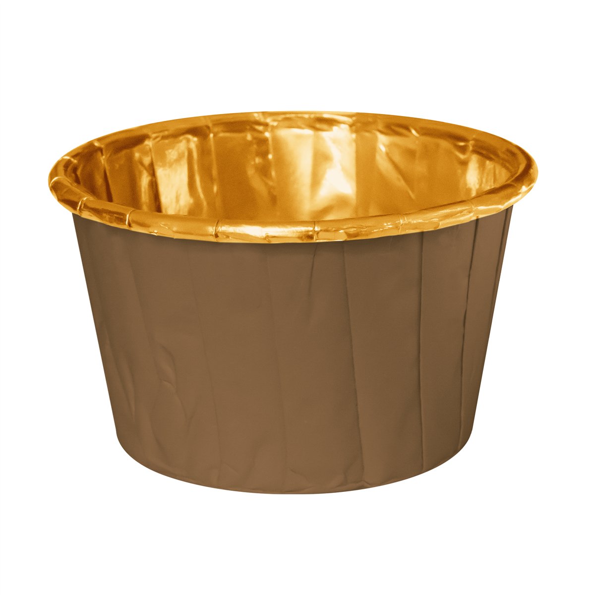 20 stk. Bageforme Runde Brun og Guld aluminium 7 cm 20 stk. Bageforme Runde Brun og Guld aluminium 7 cm