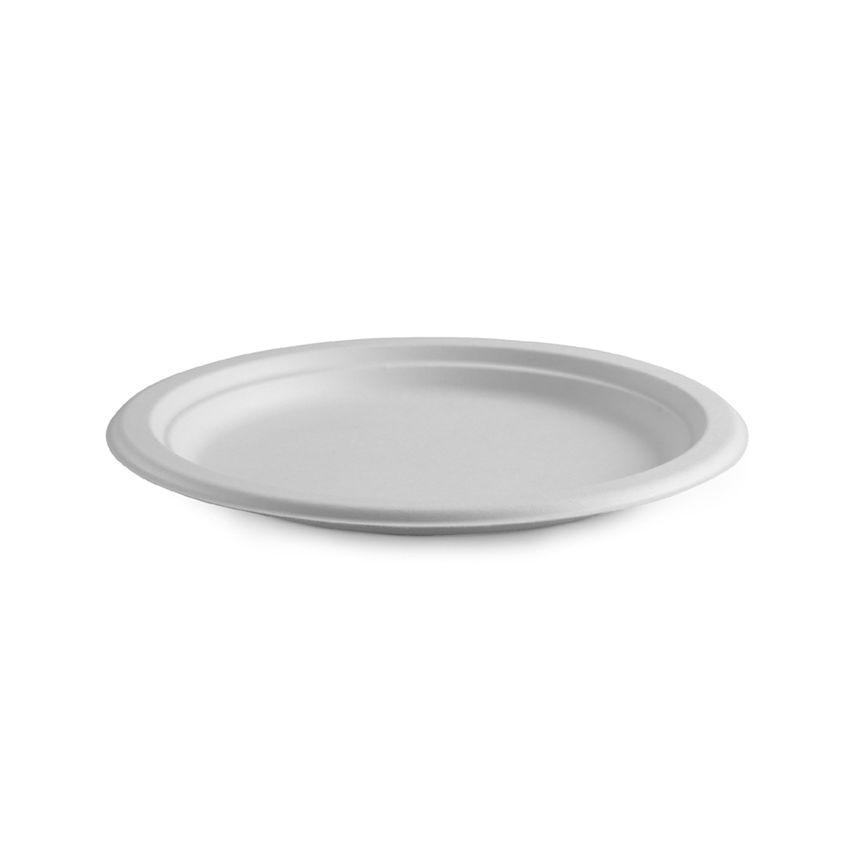 50 stk. Sukkerr&oslash;rstallerkner Natur 23 cm