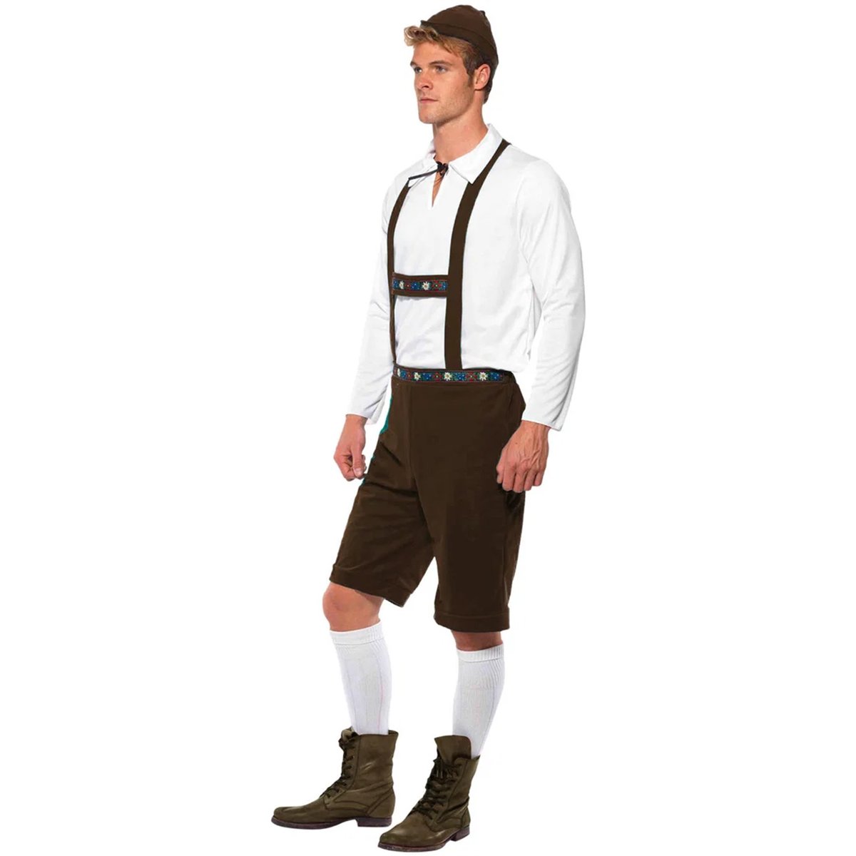 Lederhosen-s&aelig;t str. XL - Alpehytte &ndash; 4 dele
