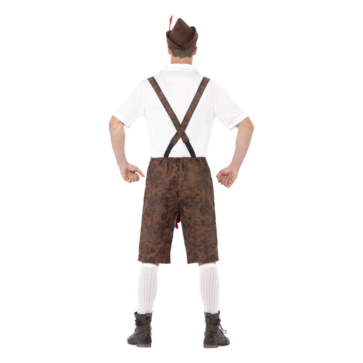 Lederhosen-sæt str. XL - Brad Wurst – 3 dele Lederhosen-sæt str. XL - Brad Wurst – 3 dele