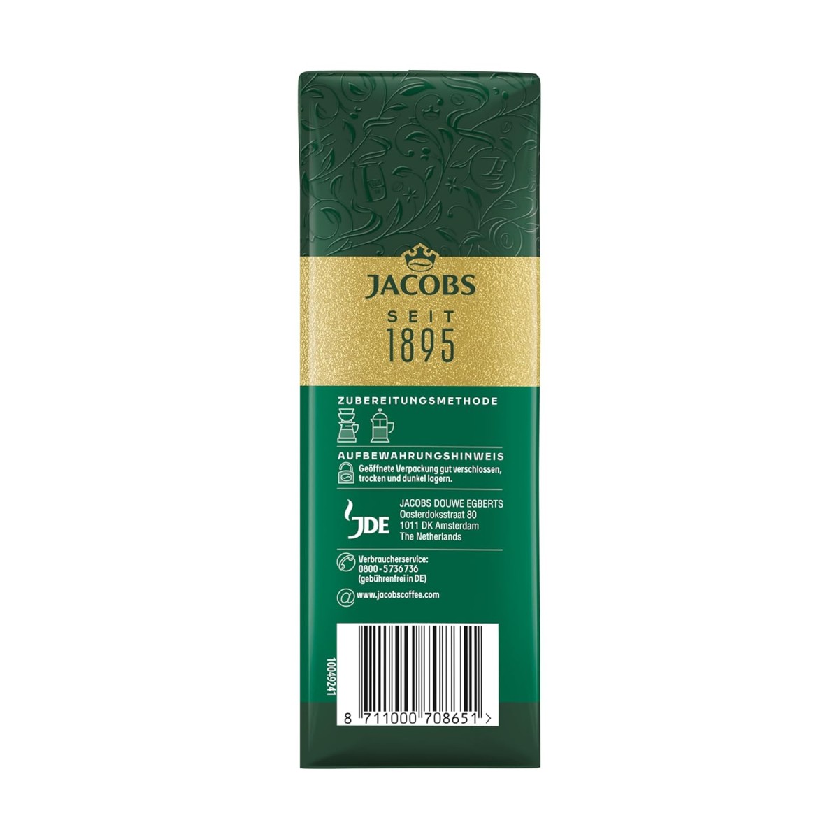 Jacobs Krönung 500 g malet kaffe Jacobs Krönung 500 g malet kaffe