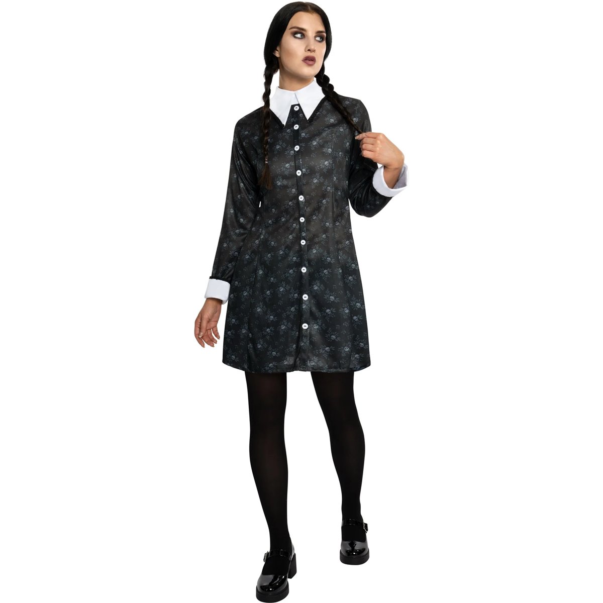 Wednesday® Addams Korstume Str. 10-14 - Gotisk Wednesday® Addams Korstume Str. 10-14 - Gotisk